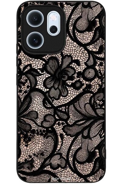 Sonique Θήκη Σειράς Diva για Oppo Reno14 F 5G / Oppo Reno14 Fs 5G Μαύρη Δαντέλα