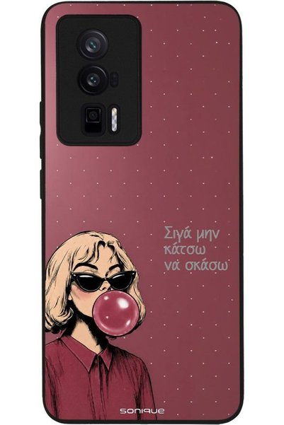 Sonique Θήκη Σειράς Diva για Xiaomi Poco F5 Pro 5G Δεν θα με νοιάζω.