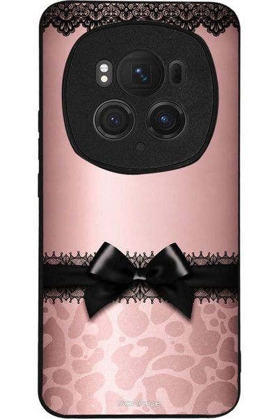 Sonique Θήκη Σειράς Diva για Honor Magic6 Pro 5G Λεοπάρ Φιόγκος - Ροζ