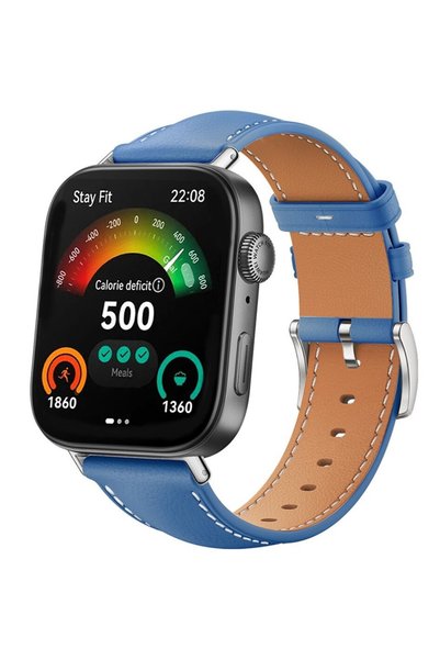 XGSM Curea din piele pentru Huawei Watch Fit 4 / 4 Pro / 3, Albastru
