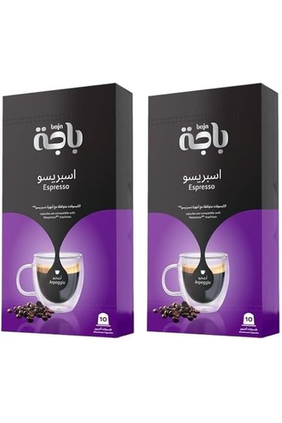 Bajaar كبسولات قهوة باجا ريسترتو 10 كبسولات × 5 جرام
