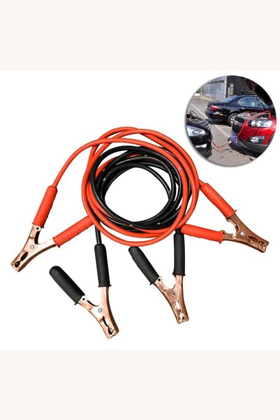 Comerivo Set 2 cabluri pentru pornirea bateriei auto, 1000 A, 3 m, miez alumi...