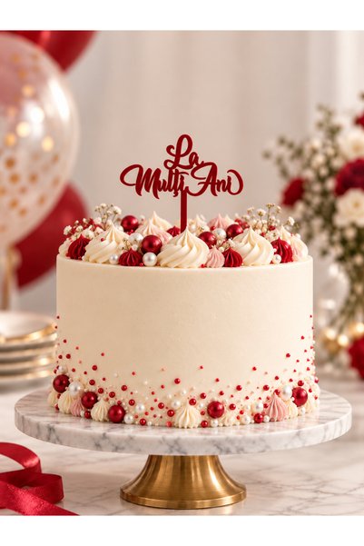 Bello Carino High quality decoration products "Happy Birthday" Cake Topper, B...
