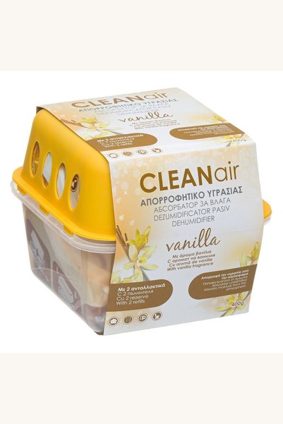 Comerivo Cutie absorbanta umiditate aroma vanilie 400g pentru camere mici
