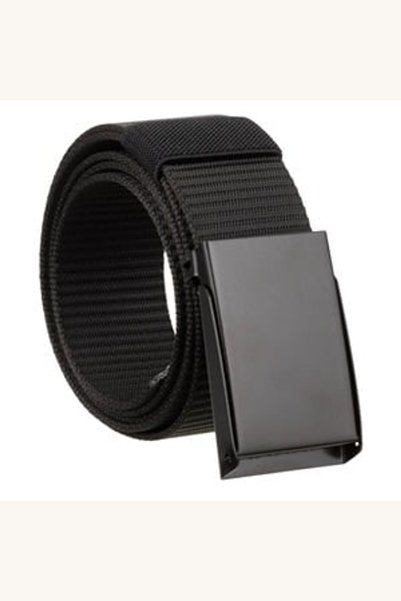 Comerivo Curea sport reglabila 120x3.8cm nailon negru pentru barbati
