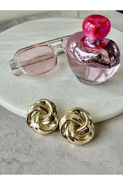 Merishe Jewerly أقراط دائرية ملفوفة مضادة للحساسية خفيفة الوزن