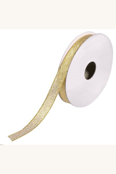 Comerivo Panglica aurie cu brad pentru decorarea cadourilor de Craciun - 5m x...