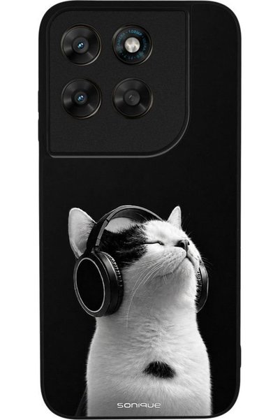 Sonique Ανδρική Θήκη για Motorola Moto G67 5G / Moto G77 5G Audio Kitten - Λευκό