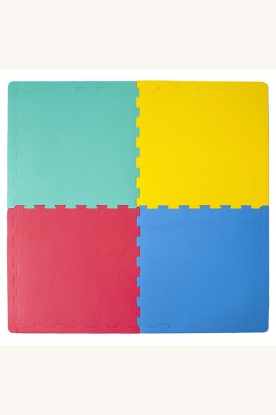 Comerivo Saltea puzzle pentru podeaua camerei de joacă, 4 plăci moi colorate ...