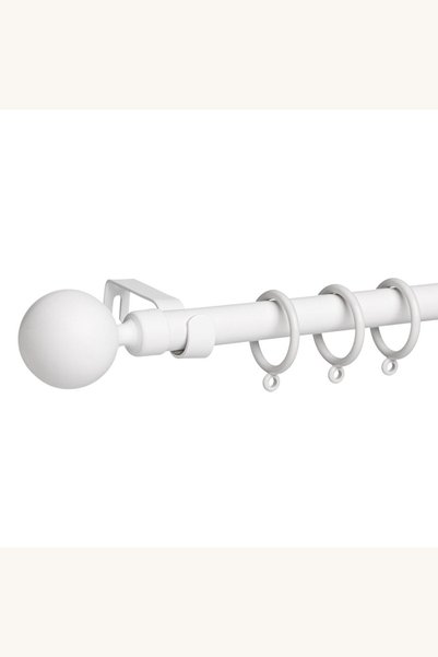Comerivo Bara extensibila pentru perdele metalica off white, ajustabila 110-2...