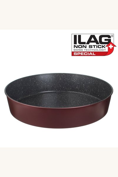 Comerivo Tava de copt rotunda neaderenta 30cm, ideala pentru prajituri si coz...