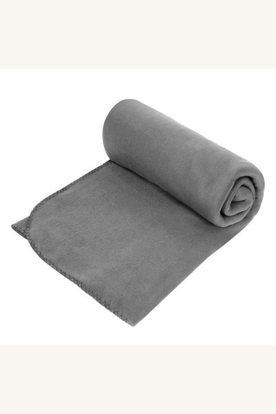 Comerivo Patura Fleece Gri pentru o Persoana 220x150cm