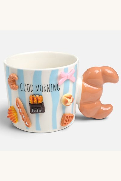 Comerivo Cana din dolomita cu maner croissant si model 3D - design bucatarie
