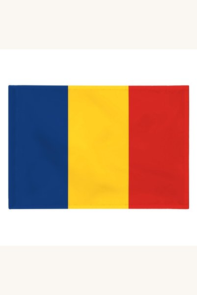 Comerivo Steag tricolor textil 120x180cm cu inele metalice pentru montare