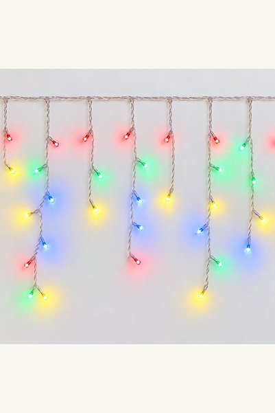 Comerivo Perdea luminoasa cu 480 LED-uri multicolore, 10m, cu 8 moduri iluminare