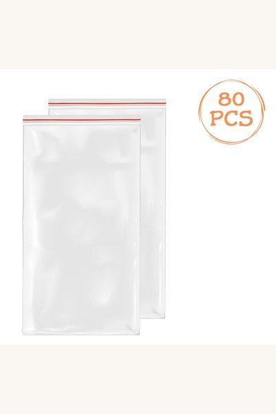 Comerivo 80 Pungi Transparente cu Inchidere Ziplock 4x6.5cm pentru Depozitare...