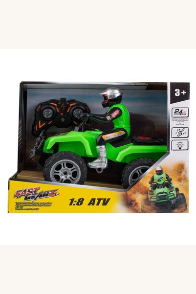 Comerivo Motocicleta ATV cu telecomanda si conducator, sunete si lumini realiste