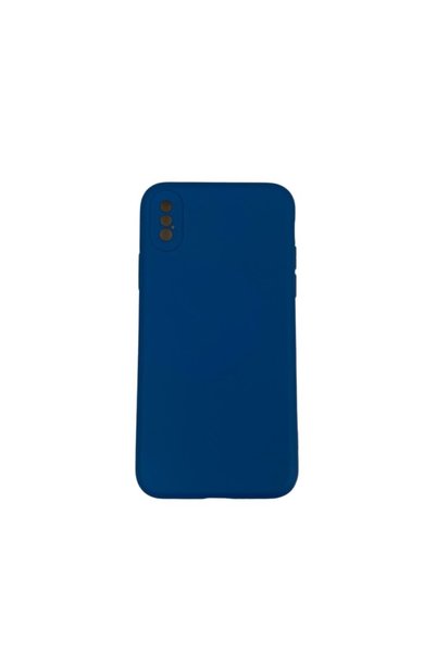 OEM Husă Apple iPhone X din Silicon Lichid, Protecție Antișoc, Albastru Marin