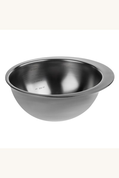 Comerivo Bol metalic pentru amestecare cu gradatii, 2.5 litri, inox