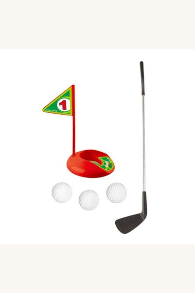 Comerivo Joc de Golf pentru Copii cu Crosa, Minge si Gaura de Practica