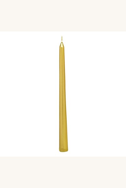Comerivo Lumanare decorativa aurie 2x25cm pentru sfesnic - Lumina calda acasa