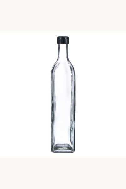 Comerivo Sticla de ulei 250ml cu capac negru si gura de scurgere