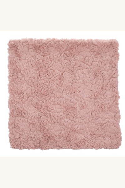 Comerivo Fata perna blana roz iarna 40x40cm, cu fermoar si design cald