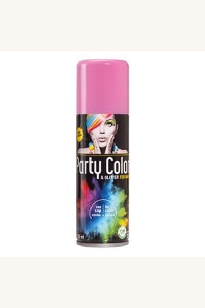 Comerivo Spray colorant par roz cu sclipici - 125ml pentru costumuri festive
