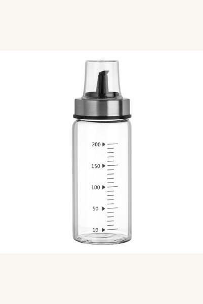 Comerivo Sticla pentru ulei cu gura de scurgere si capac transparent 200ml
