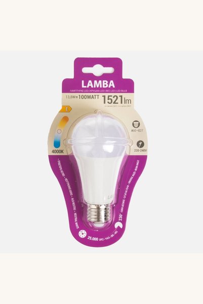 Comerivo Bec LED E27 15W A65 lumina alba - Economie de energie 90%