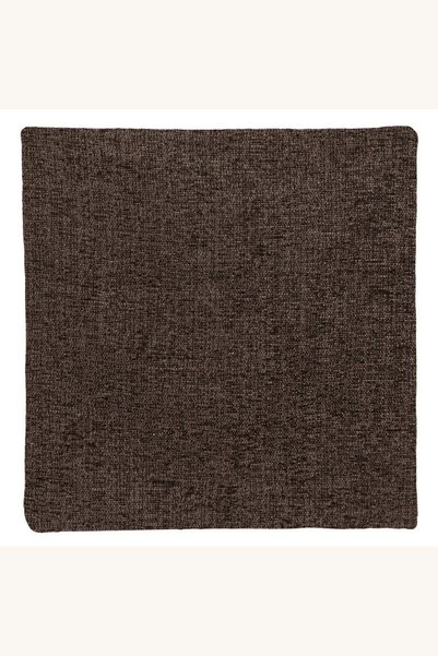 Comerivo Fata perna chenille maro cu fermoar, 40x40cm, pentru decor de iarna