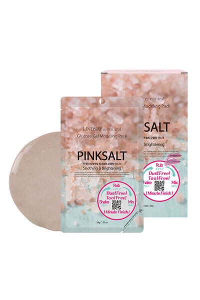 Lindsay Korean Modeling Mask Pack PinkSalt 5 PCS