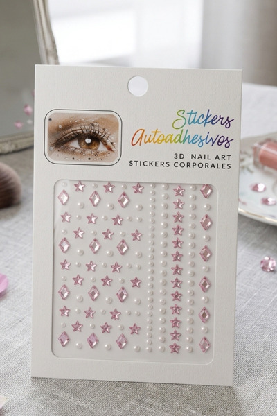 Liliza Accessories Yüz, Saç, Tırnak Taşı Sticker Festival Taşı