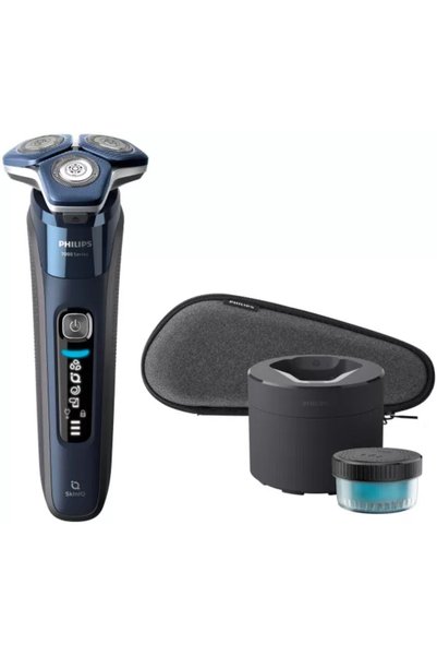 Philips Aparat de ras electric SHAVER Seria 7000 S7885/50 Trimmer Wet&Dry Blu...