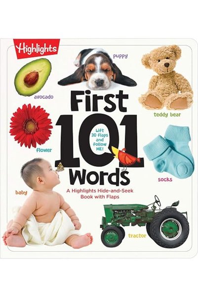 GENERAL أول 101 كلمة: كتاب مميز للبحث عن الكلمات مع صفحات قابلة للطي