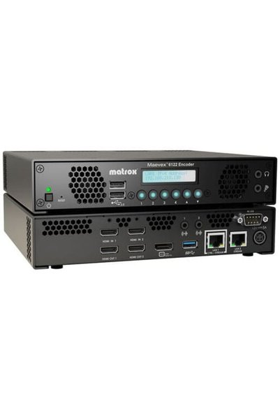 Matrox Maevex 6122 encoder dual 4Kp60
