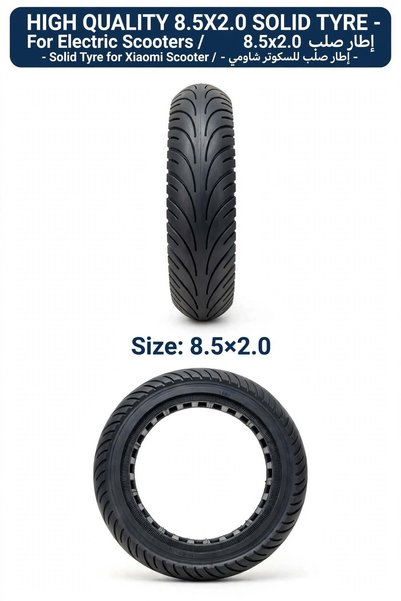 Generic Brand 8.5-Inch Solid Tire for Xiaomi M365 Pro, 1S, Pro 2 Electric Sco...