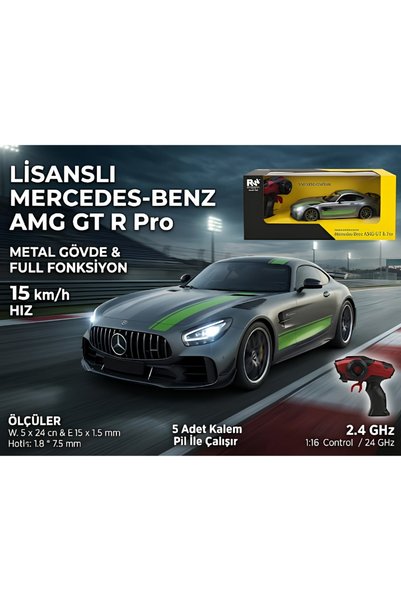 Boratila Toys 2.4 GHZ 1:16 Ölçek Uzaktan Kumandalı Araba Metal Gövde Full Fon...