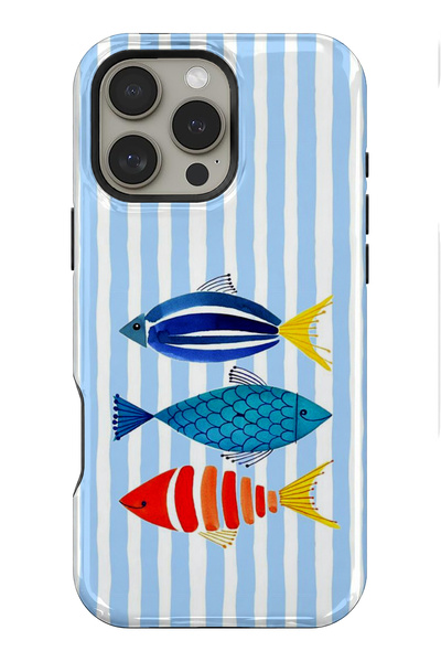 EDELFU متوافق مع iPhone 15 PRO - تصميم خطوط مخططة، غطاء مزدوج الطبقات، غلاف ح...