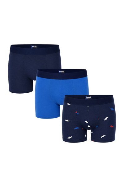 Kom Gavin 3-Pack Boxer - Navy Blue