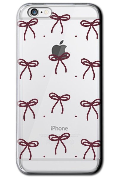 Zebana iPhone 6 Plus Bow Burgundy (Burgundy)