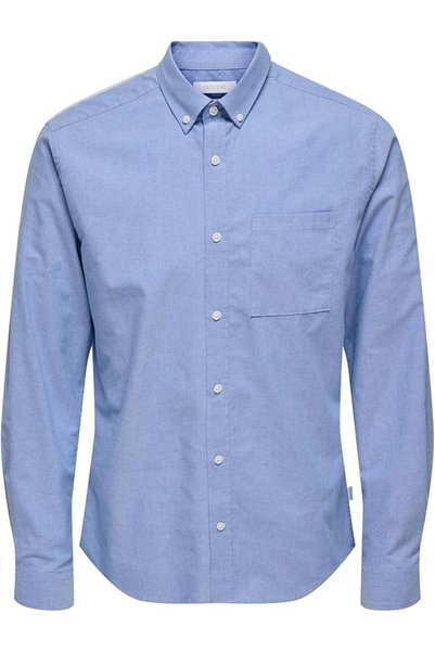 ONLY & SONS JUNIOR قميص رجالي رسمي من Only & Sons طراز ONSALVARO SLIM LS OXFO...