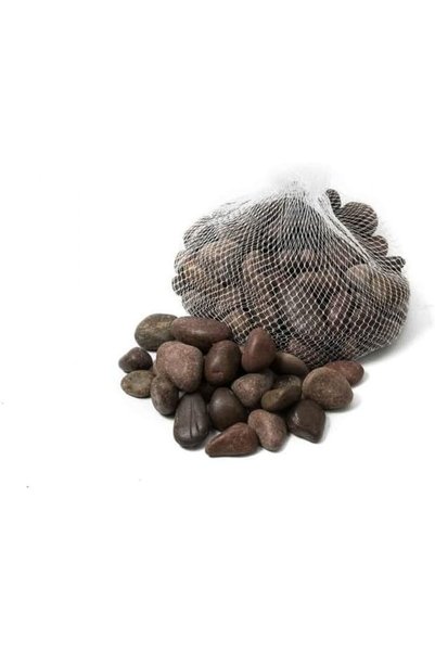 sultan garden center حصى أحجار حمراء من سلطان جاردنز NKS2-4، 2.5 كجم، أحمر