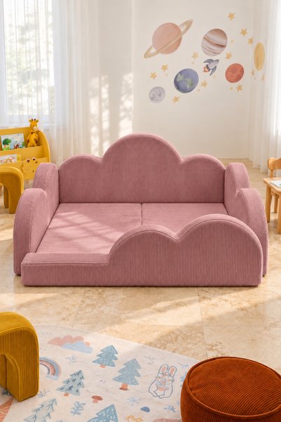 GOOD NİGHT FunBed Junior Bulut Tasarımlı Çocuk Yatağı, Karyola ve Oyun Matı Seti