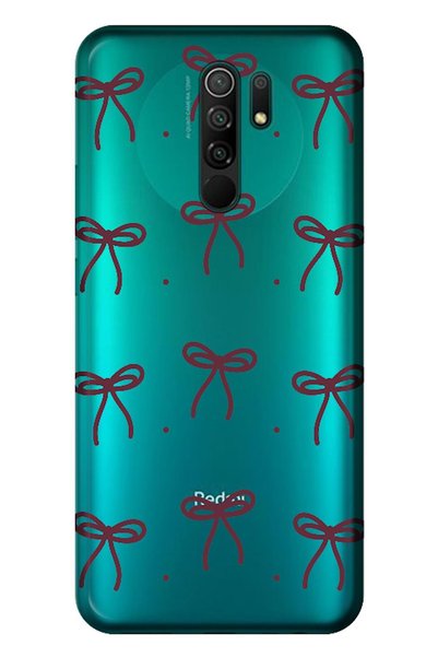 Zebana Redmi 9 Bow Burgundy (Burgundy)