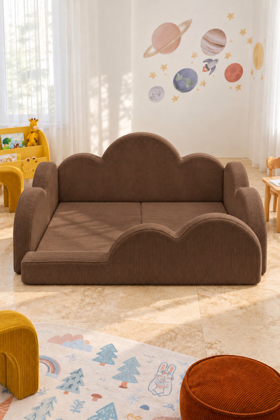 GOOD NİGHT FunBed Junior Bulut Tasarımlı Çocuk Yatağı, Karyola ve Oyun Matı Seti