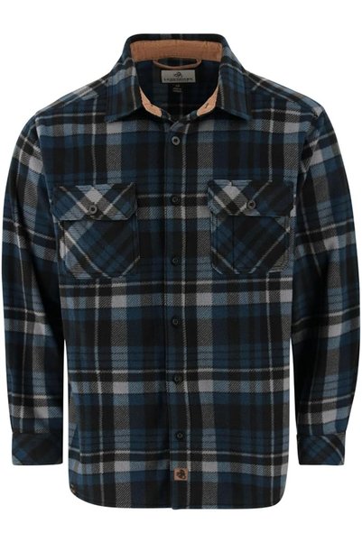Legendary Whitetails mens Navigator Fleece Button Down Shirt Long Sleeve