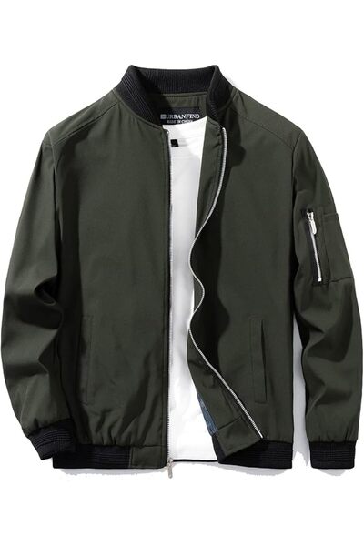 GENERAL URBANFIND Men's Slim Fit Lightweight Sportswear Jacket Casual Bomber ...