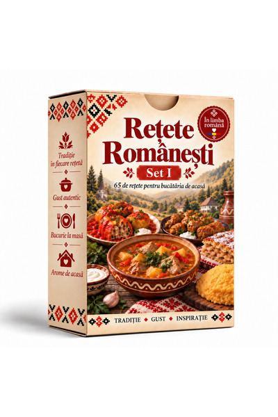 Legendary Gifts Rețete Românești – Setul I, 65 de carduri cu rețete tradițion...