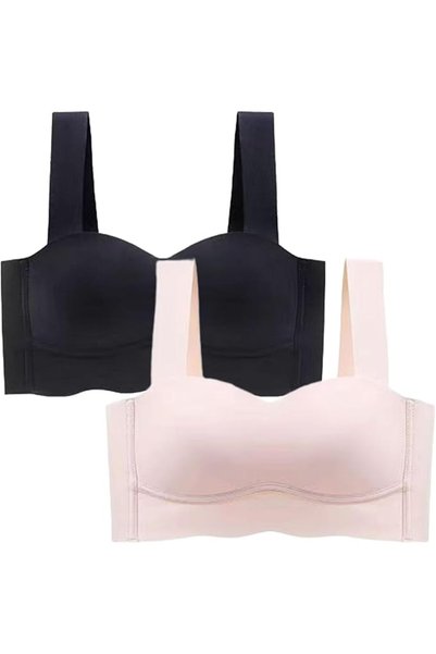Dress Cici Small Breast Sport Bra - Wire Free Full Coverage U-Back Workout To...